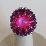 Kit bague Livelove argenté rose ultra