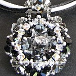 Pendentif en kit Andros Obsidienne