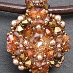 Pendentif en kit Andros Pêche doré