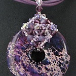 Pendentif en kit Cuba Jaspe Violet