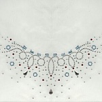 STRASS MÖNSTER TEARDROP HALSBAND