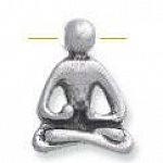 Yoga metallpärla 18 mm