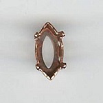 Shuttle inställning 10x5mm antik guld