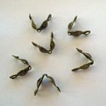 Bågskydd 4mm guld brons x6