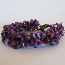 Pip Burgundy Duo Beads Armband Kit