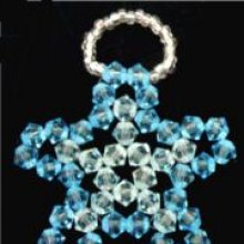 Hängande lampa kit Crystal Star Aqua Blue