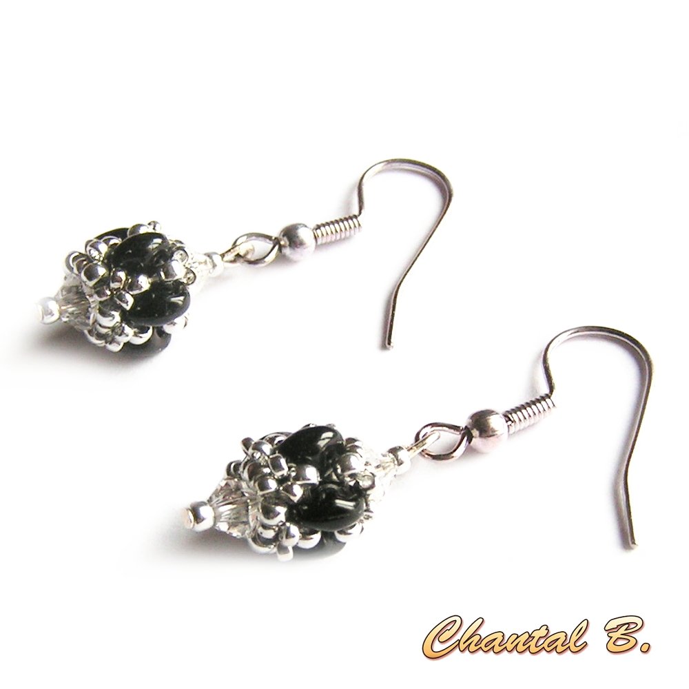 bröllop örhängen swarovski crystal pärlor pärlemor korall och silver glaspärlor