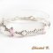 swarovski armband swarovski pärlor rosa AB boheme kristall och silver romantiskt bröllop