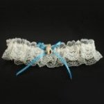 Seashell spets elfenben strumpeband