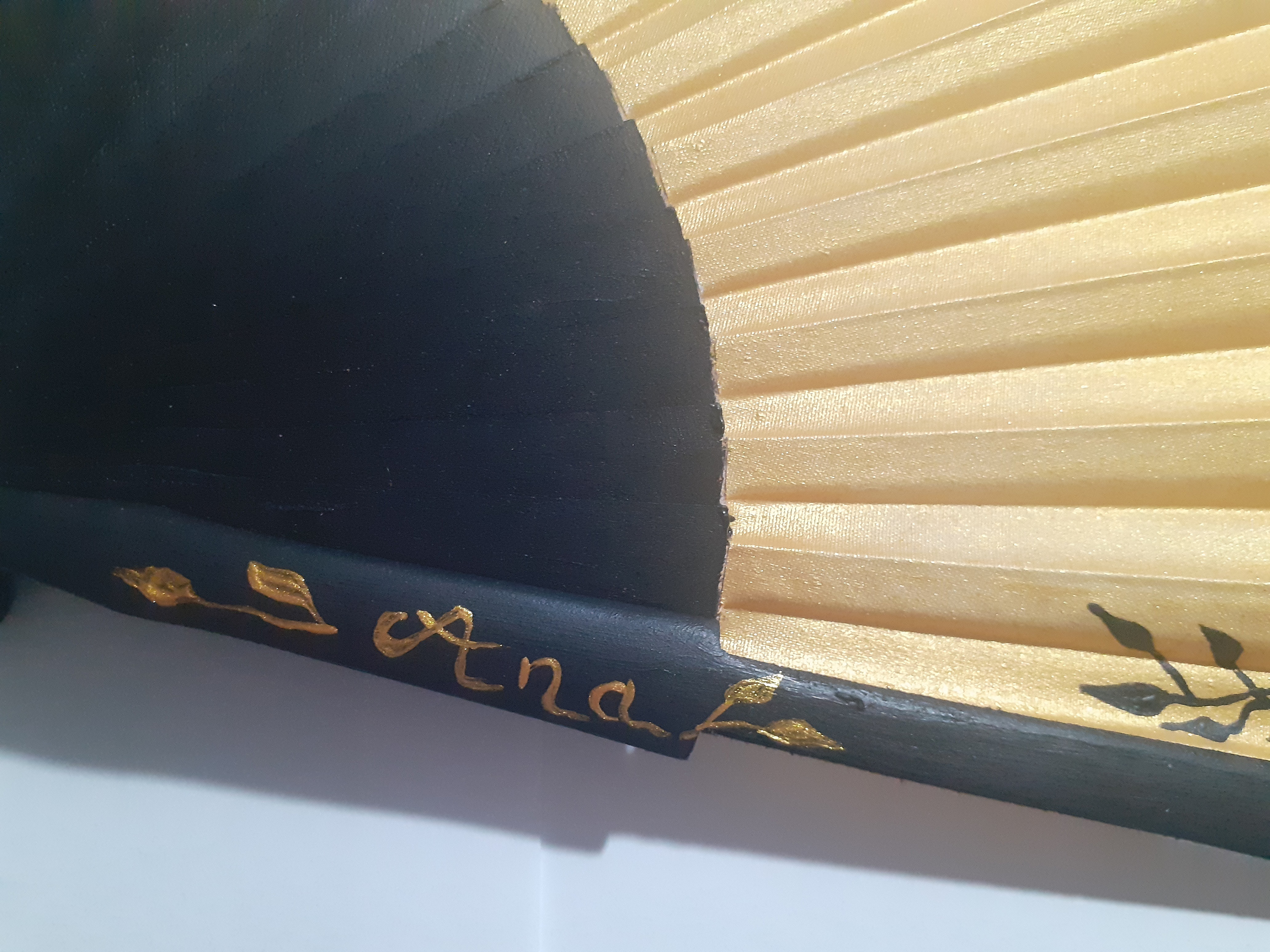 Unisex handm&aring;lad bomullsfl&auml;kt. "Moto tour" 19cm