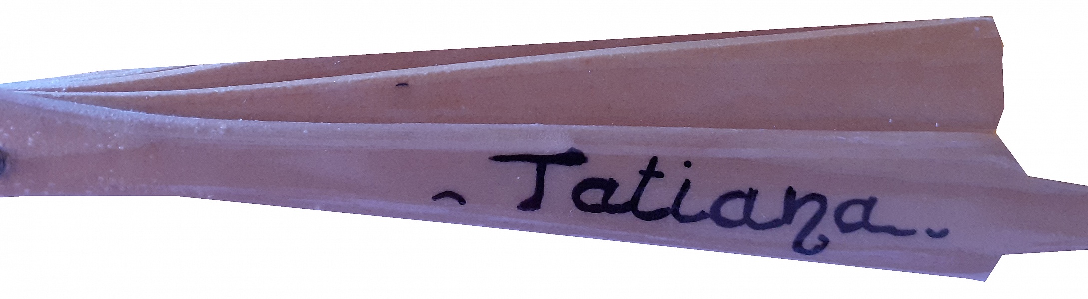 Unisex handm&aring;lad bomullsfl&auml;kt. "Emirates" 19cm