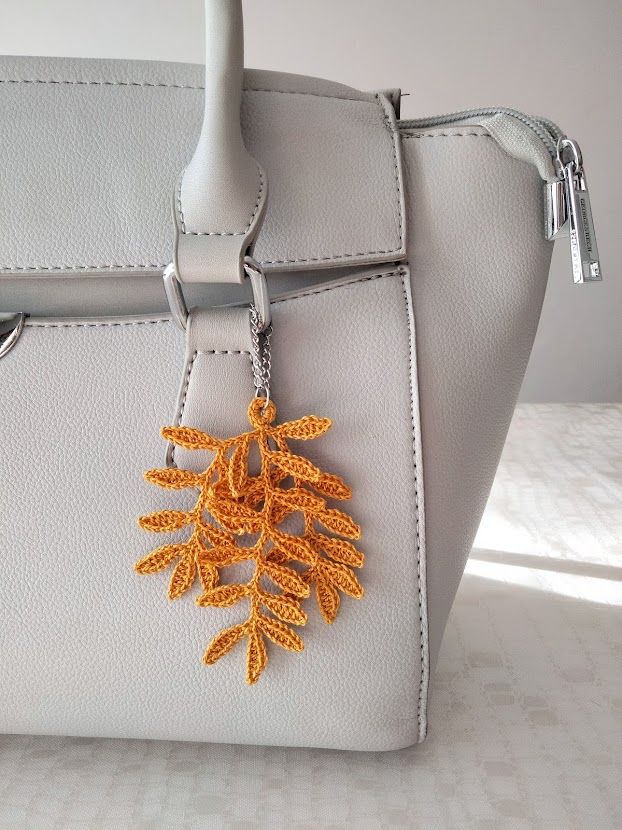 Bag jewel - Bladen - Senap