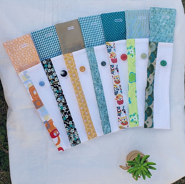 pochette &agrave; couverts en tissu
