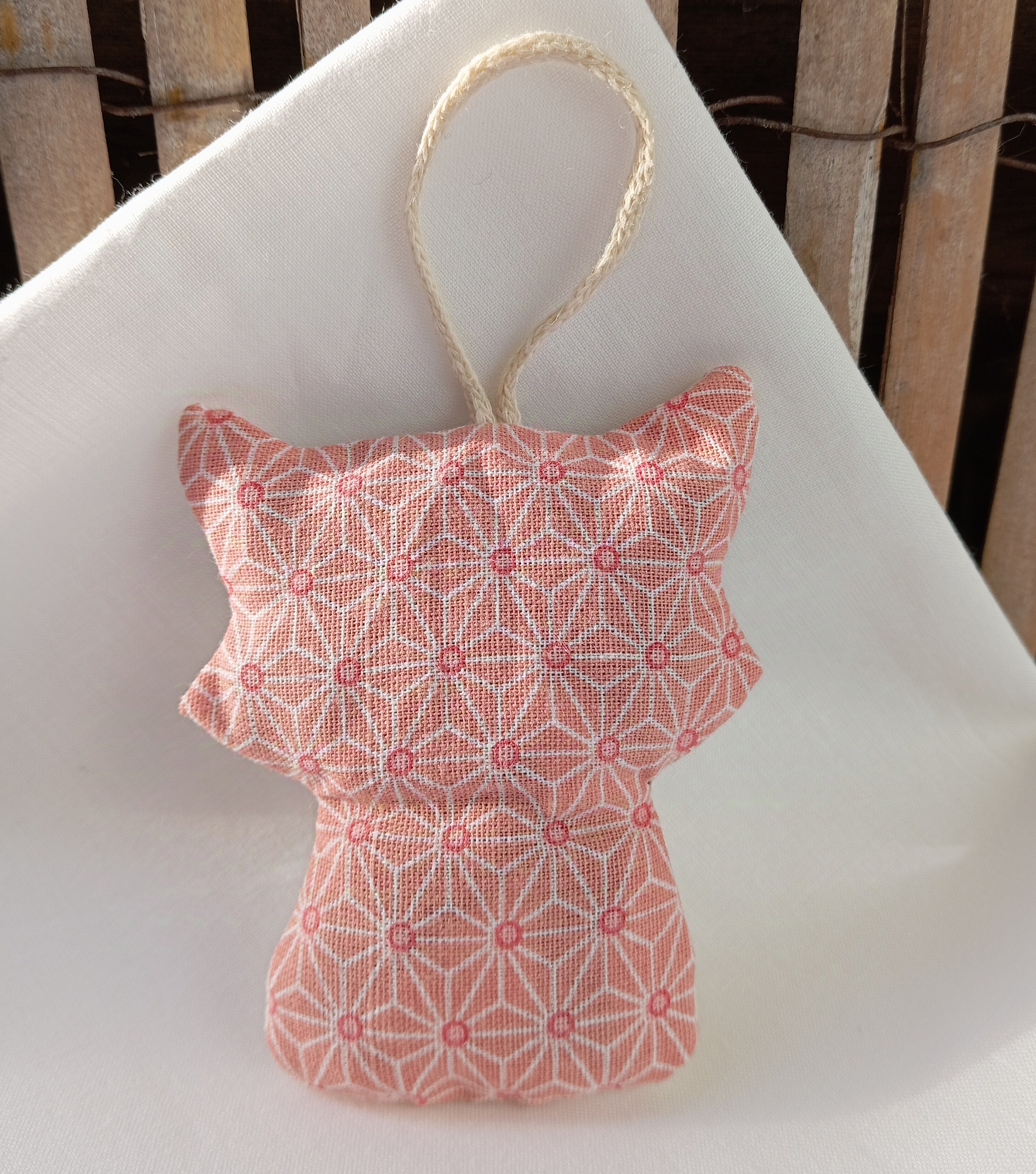 pochon garni de lavande bio en forme de papillon