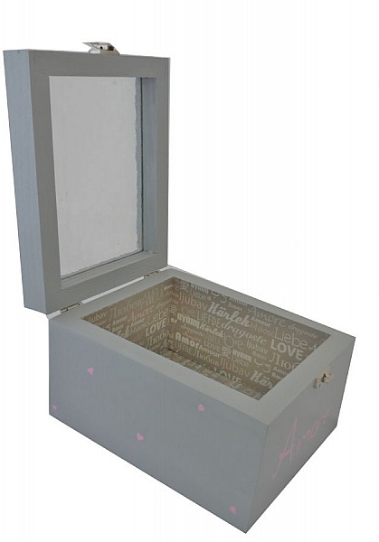 Tr&auml;l&aring;da med glaslock