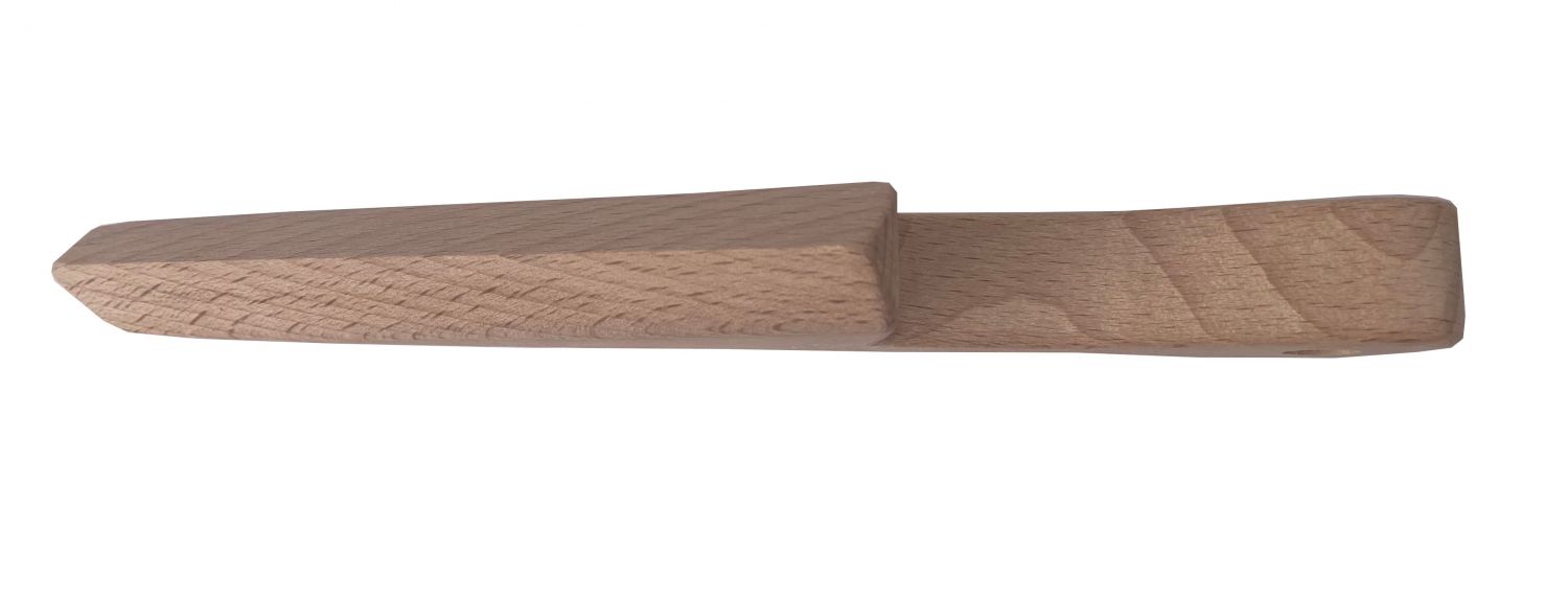 Kniv och skärbräda i bokträ för barn