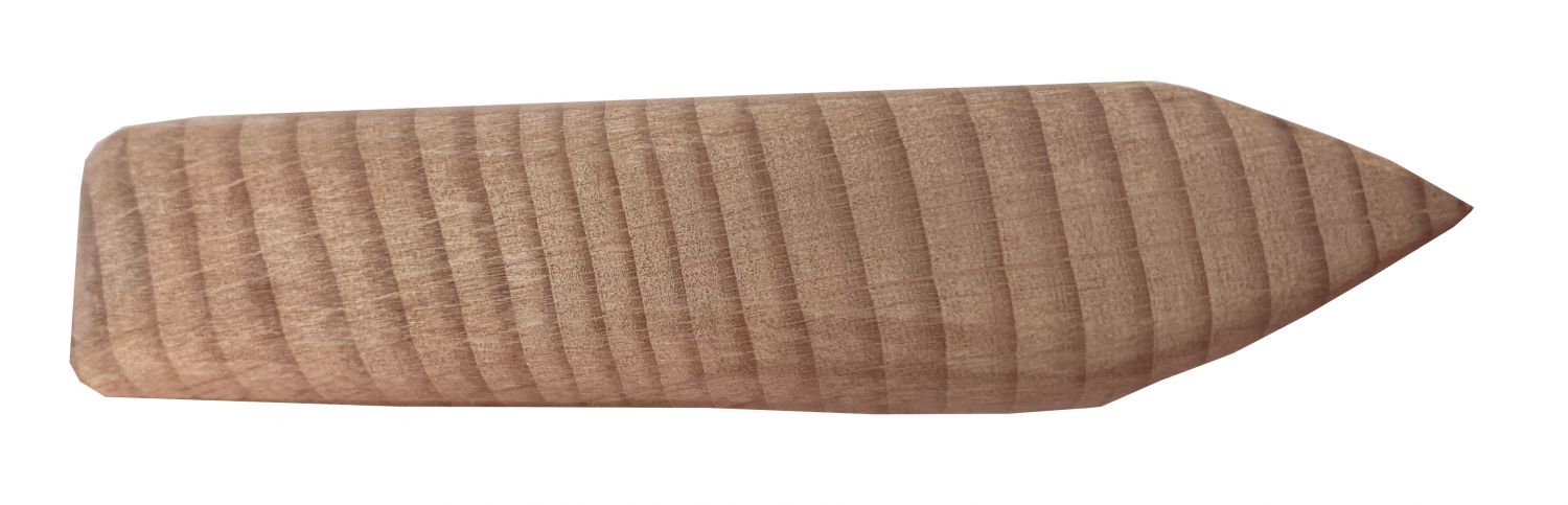 Kniv och skärbräda i bokträ för barn
