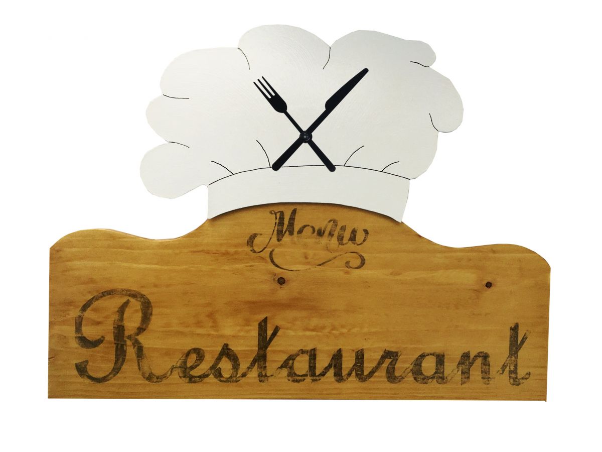 Klockrestaurang la toque du chef sapin