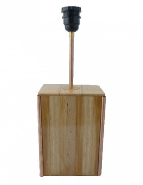 Bordslampa 63 Cm, ädelträ : Kastanj, ek, valnöt