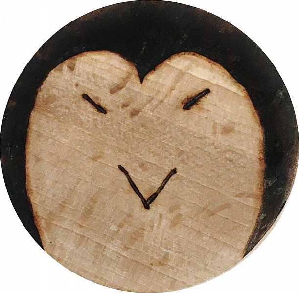 Flask&ouml;ppnare / flask&ouml;ppnare i boktr&auml; modell : pingvin