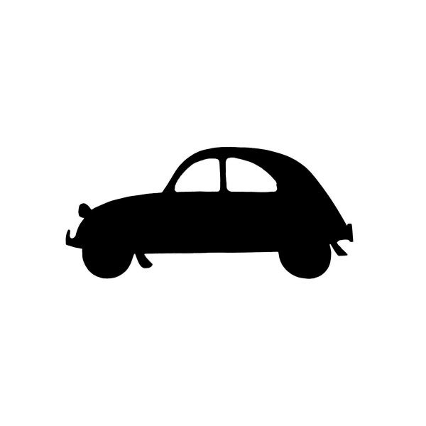 Träskylt för vägg eller dörr modell : Vagn två hästar 2 Cv 40X19 cm svart