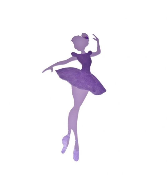 Tr&auml; v&auml;gg- eller d&ouml;rrskylt modell : Star dancer 40x20 cm m&aring;lning struktur, strass, rose i aluminium