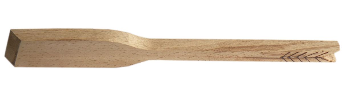 Spatel fasad tjockt trä pilmodell 