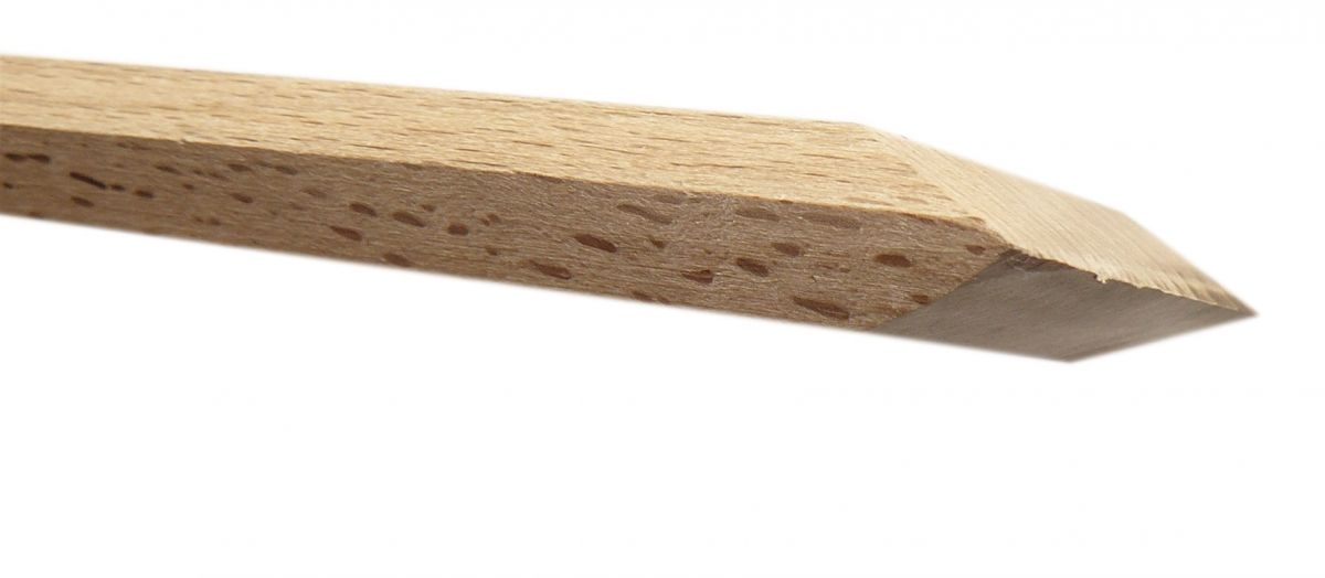 Crepe spatel Ø 23 för tjock crepe maker av trä 44cm