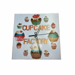 Träklocka carrer modell 'cup-cake 