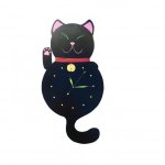 Träklocka modell 'Maneki-neko' Kinesisk katt