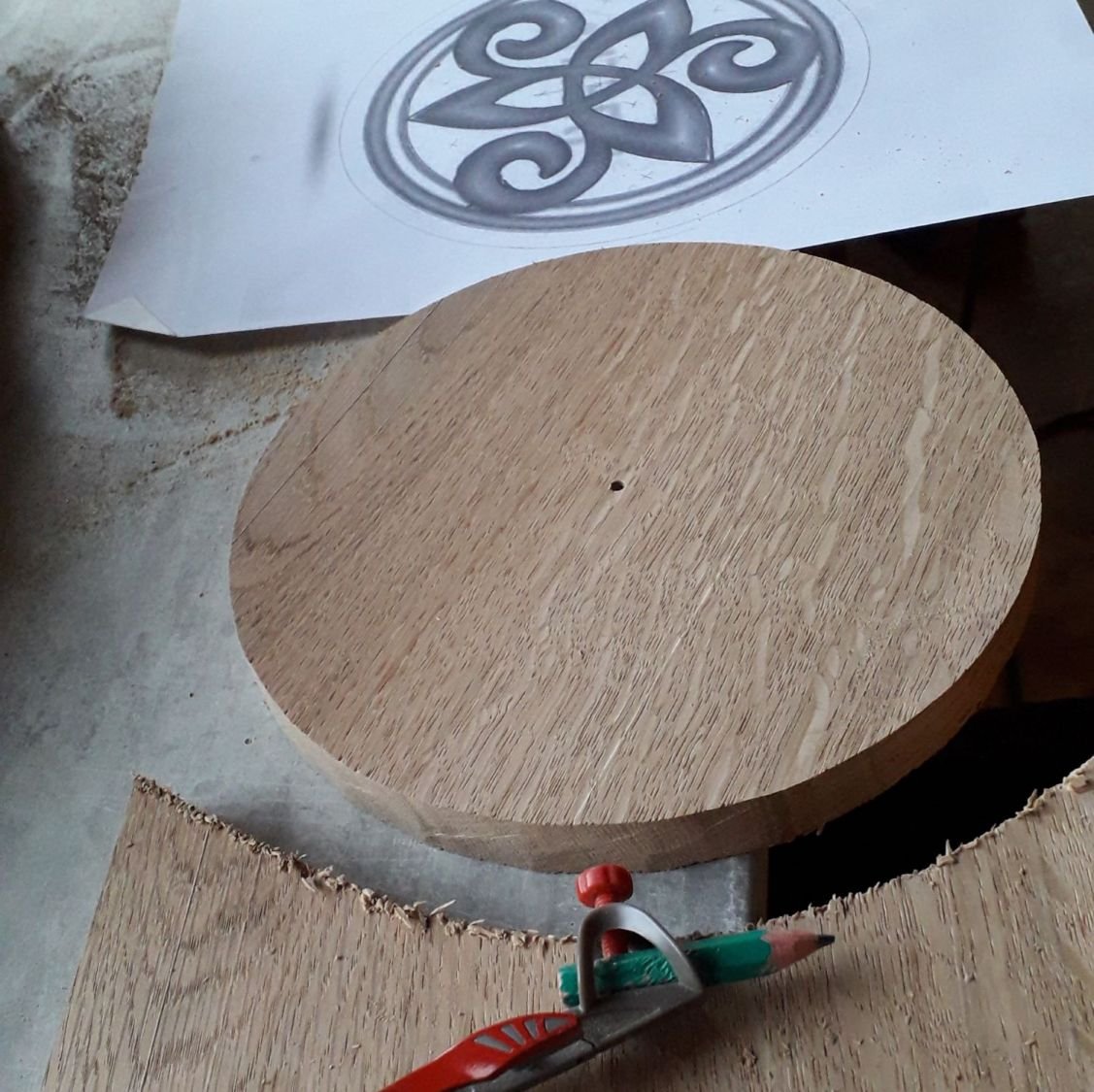 Tallriksunderlägg Keltiska symboler