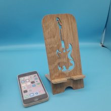 Vertikal mobilhållare med gitarrmotiv