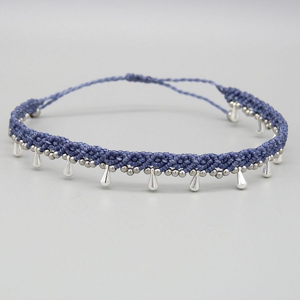 Fotledsring i ankbl&aring; mikromakram&eacute;