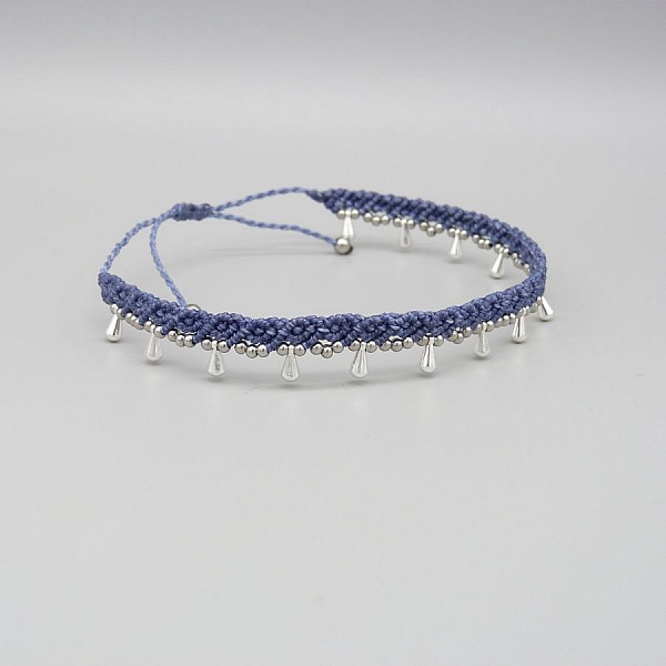 Fotledsring i ankbl&aring; mikromakram&eacute;