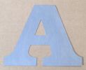 Lettre enseigne en zinc 2D