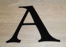 Lettre enseigne en zinc 2D 
