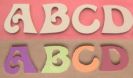 Lettres bois Modèle ELFE