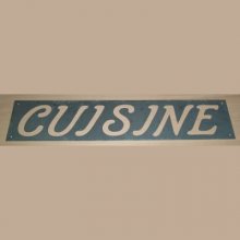 Zink stencil KITCHEN