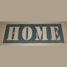 Zink stencil HOME