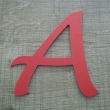 Plastbokstav PVC färg LUCIDA HANDWRITING