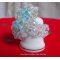 Crystal Blue Ring med Swarovski Crystal Facetter och Spinners