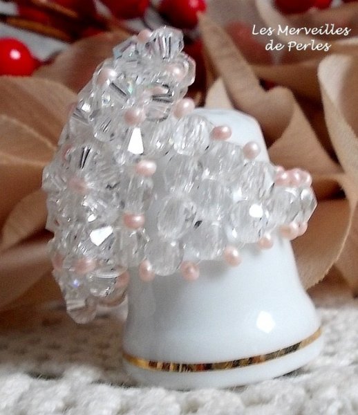 Eclat-ring med facetter och snurrande toppar i Swarovski-kristall