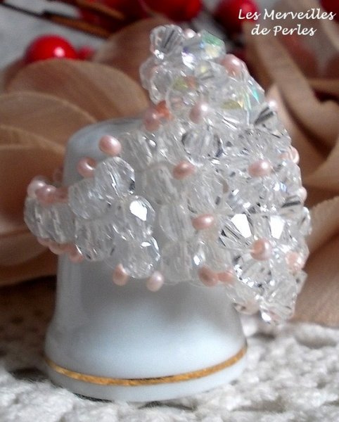 Eclat-ring med facetter och snurrande toppar i Swarovski-kristall