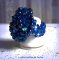 Night Blue Ring med Swarovski-kristallfacetter och spinnare