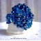 Night Blue Ring med Swarovski-kristallfacetter och spinnare