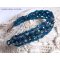 Belle de Nuit-armband med bohemiska glasfacetter och snurrande toppar i Swarovski-kristall