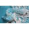 Crystal Blue armband med Swarovski-kristallfacetter och spinnare