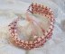 Rose Royale armband med rosa Tila pärlor, facetterade pärlor och Swarovski kristallpärlor