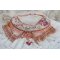 Eternal Rose halsband broderat med halvädelstenar och full av olika kvalitetspärlor.
