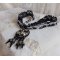 Goldnight hängande halsband broderat med Swarovski-kristaller i barock stil